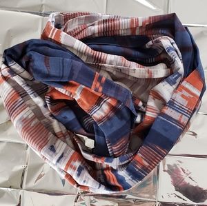 Blue and Orange Infinity Scarf